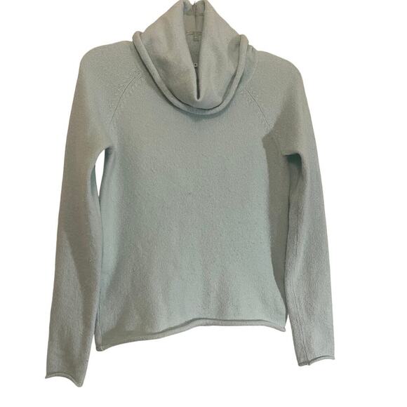 GAP Y2K Women's Stretch Turtleneck Sweater Light Blue Size Small - Picture 1 of 8